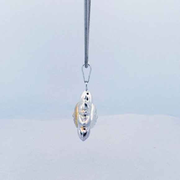 Estate Sterling Silver 925 Sunburst Face Pendant w/ Rope Chain 22” Spring Ring 2 - Picture 2 of 12